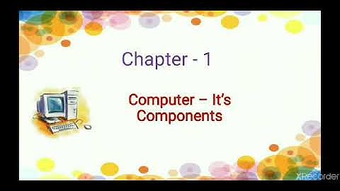 Class 6 computer ch-1 ( part -2 )