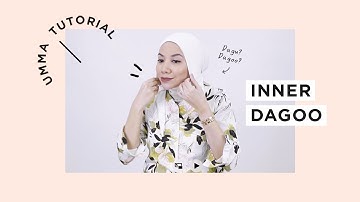 UMMA Hijab Tutorial #31 - Inner Dagoo in White & The Wave Pleated Scarf Poppy in Black