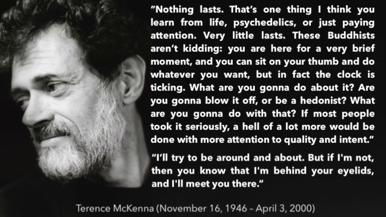 Terence McKenna - Thoughts About Death - YouTube
