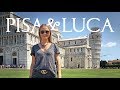 De Florença a Pisa e Luca de trem - vlog de viagem na Italia