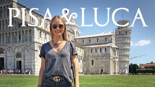 De Florença a Pisa e Luca de trem - vlog de viagem na Italia