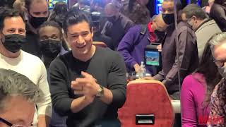 Mario Lopez plays Craps at the opening of the Virgin hotel and Casino in Las Vegas