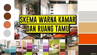 50  SKEMA WARNA RUANG TAMU DAN KAMAR KEREN TERBARU 2021 #skemawarna #ruangtamu #warnaminimalis