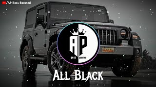 All Black (Slowed + Reverb)  | Sukhe & Raftaar | Lofi Mix | AP Bass Boosted