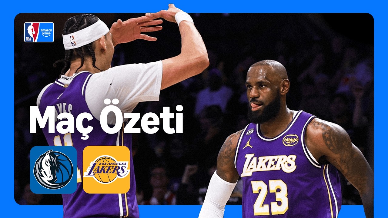 Dallas Mavericks - Los Angeles Lakers | Maç Özeti | NBA | Prime Video Türkiye