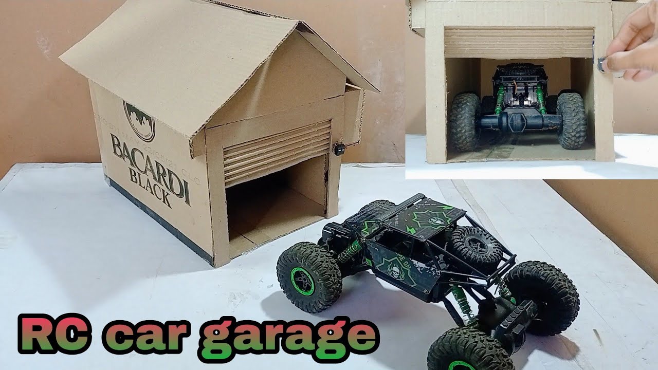 How to make a rc car garage How to make a remote control car garage