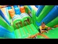 Lev and Brother go to Giant Indoor Inflatable Park