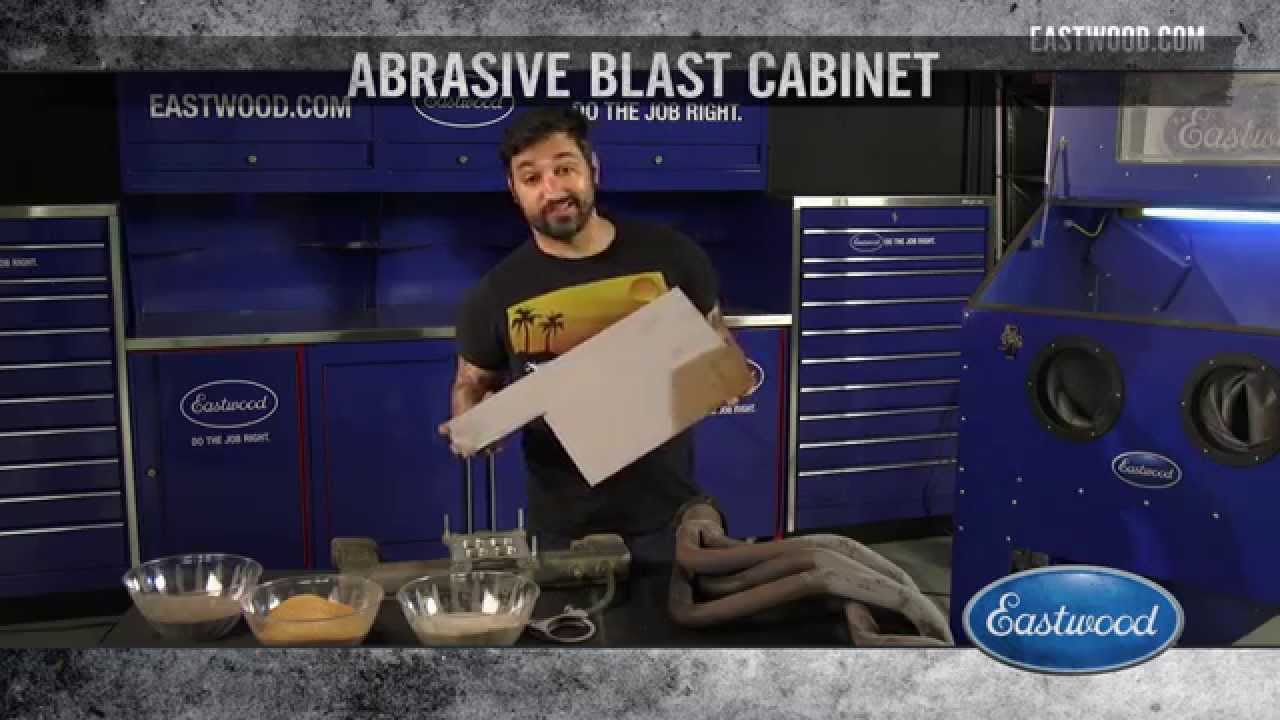 Abrasive Blasting with Tony Angelo in the Hot Rod Garage - Eastwood Blast Cabinet