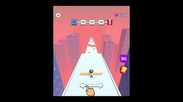 Roof Rails All levels Gameplay Walkthrough Part 19 #shorts