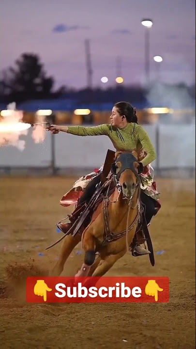 Amazing riding skill #viral #cowgirls #shooting #aim #fire #riding #horseriding #skills #cowboys