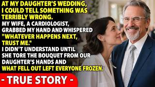 At My Daughter's Wedding, I Could See She Was Terrified. Then My Wife, A Cardiologist...