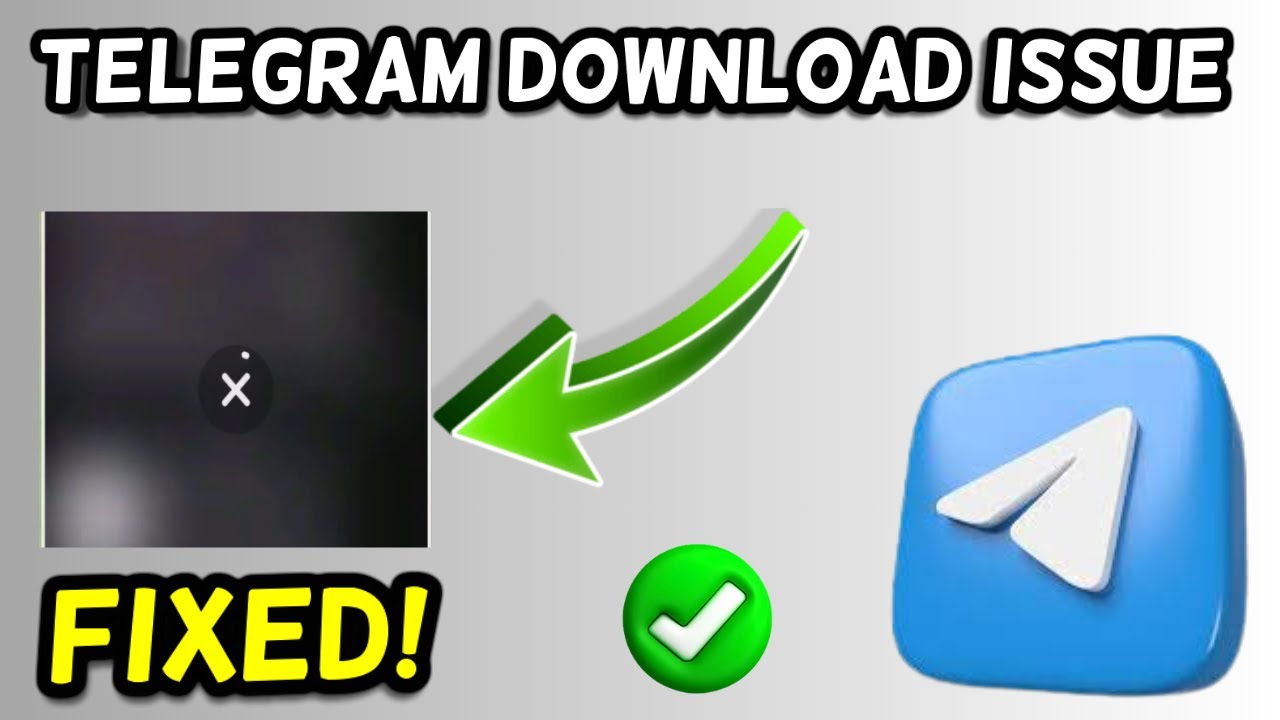 Telegram download Problem Fix | Telegram media download problem - YouTube