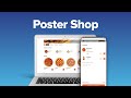 Как создать сайт Poster Shop для онлайн-заказов