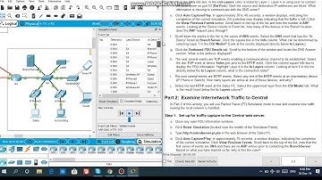 10.3.1.2 Packet Tracer - Explore a Network