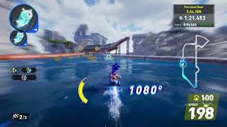 Sonic Racing CrossWorlds ONT (PC): Water Palace - Time Trial (2:35.045)