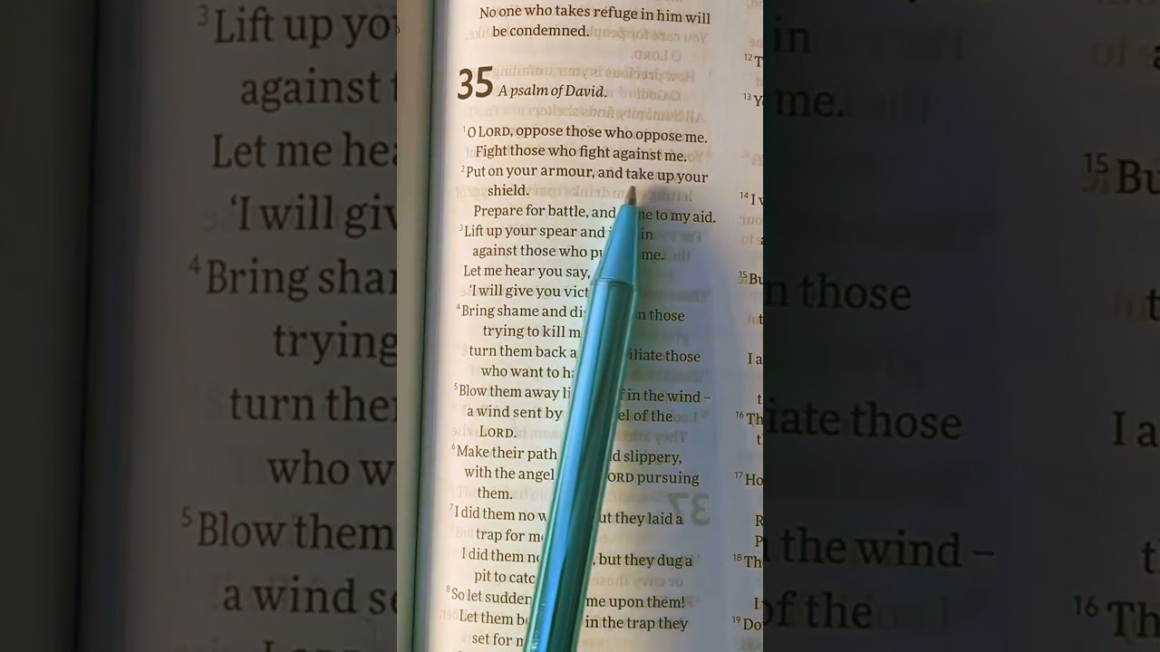 Discover the Power of Psalm 35:1-3: Seek Divine Assistance in Battle 