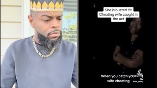 Wife gets caught cheating and she still responds with a smart mouth with no accountability!!!