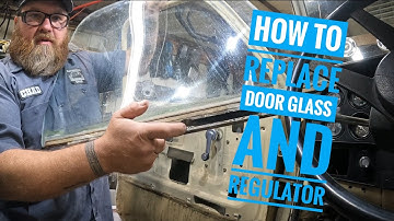How to replace door glass and manual regulator on your squarebody.  All years are not the same glass