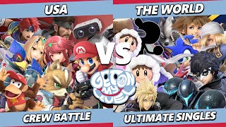 GOML 2023  USA vs The World  Crew Battle  Smash Ultimate  SSBU