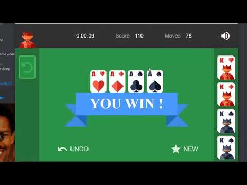 How to Play Solitaire on Google SO GLITCHTY - Easy Mode in 6 seconds  Speedrun (Bonus Runs) 