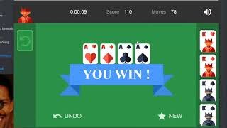 Google Solitaire - undo card dealing glitch (mobile web) 