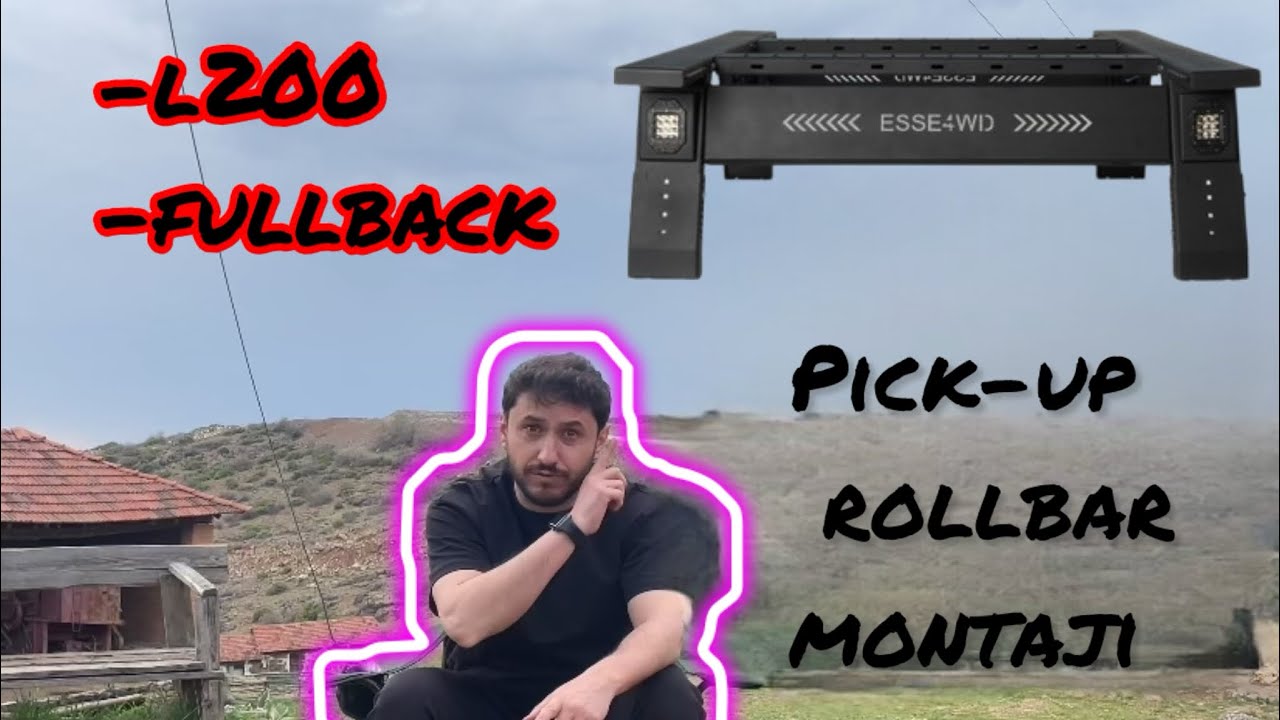 PİKAP ARAÇ ÜSTÜ ÇADIR TAŞIYICI MONTAJI NASIL YAPILIR #rollbar #l200 #fullback #pickupcamper #kamp 
