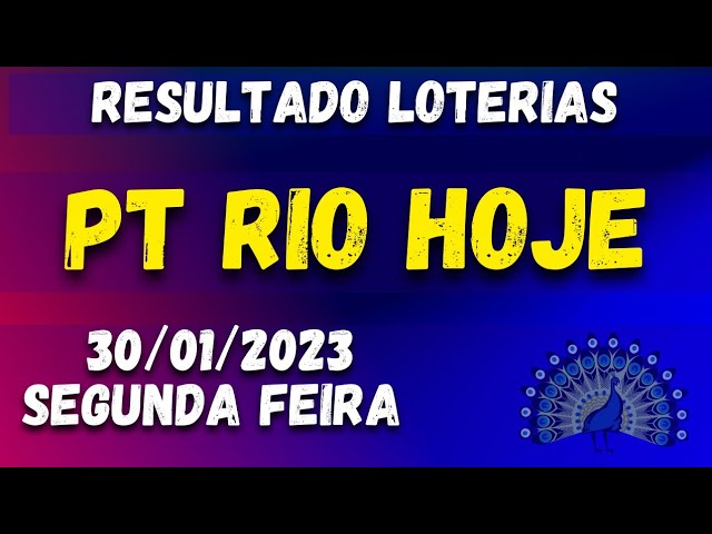 Resultado do jogo do bicho PT-RIO ao vivo 11h20 – 30/01/2023 