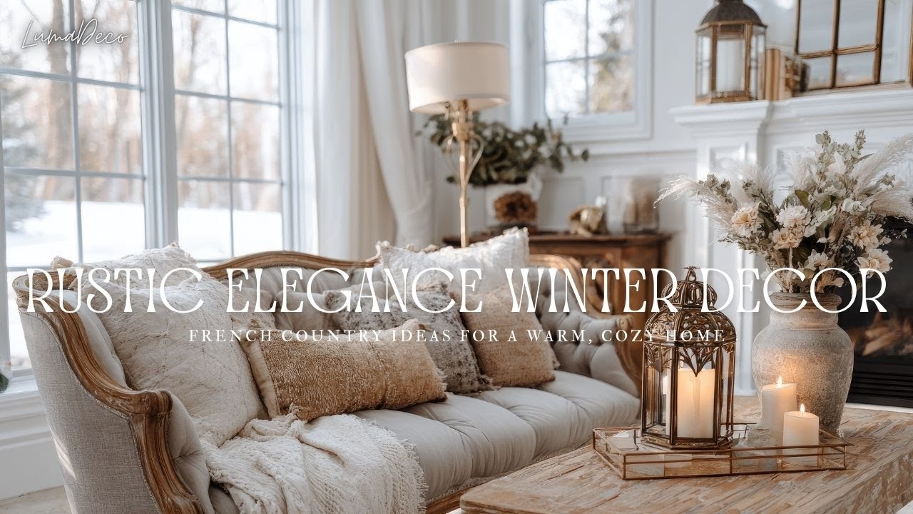 Деревенская элегантность для уютного зимнего дома ❄️ Вневременные идеи оформления зимнего дома в ...