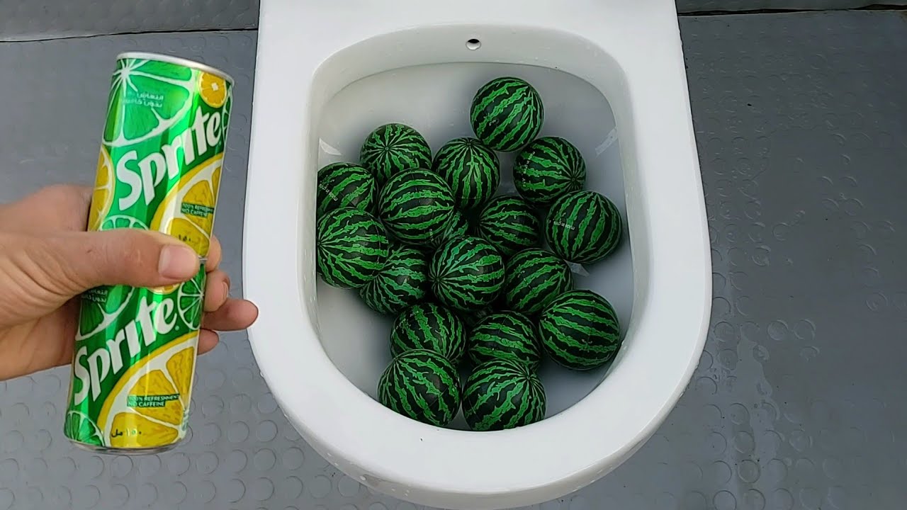 will it flush balls and Sprite YouTube