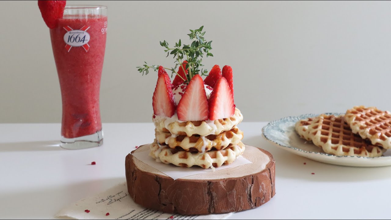 번거롭게 와플만들기(?), 리에주와플 Liège Waffle