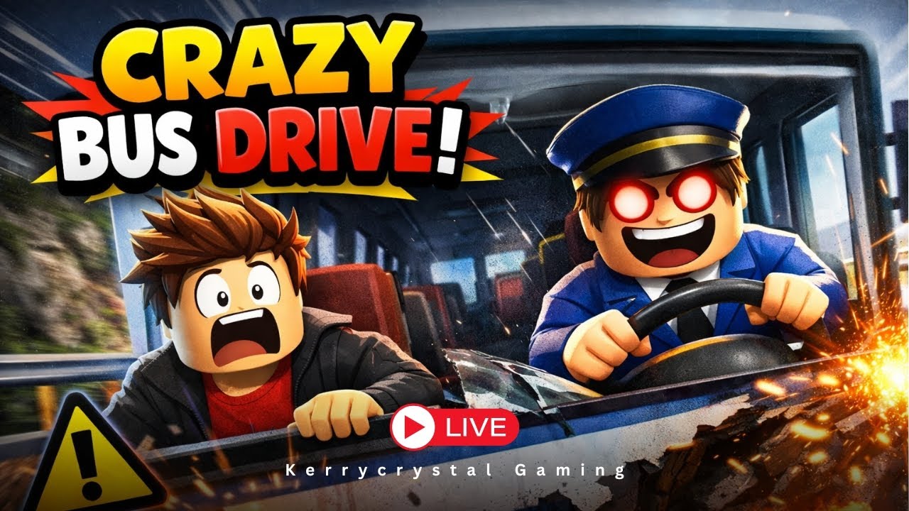 BUS DRIVE GAME 😱 | Roblox LIVE 😨 