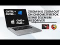 Zoom In | Zoom Out on Chrome &amp; Firefox using Selenium