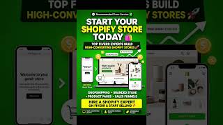 Start your Shopify store today!#Shopify #Ecommerce #Dropshipping #OnlineBusiness #ShopifyStore