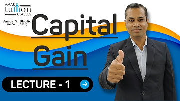 #1 Capital Gain SY BCom Sem 4 Taxation | Taxation Sem 4 of Gujarat University | Kutch University |