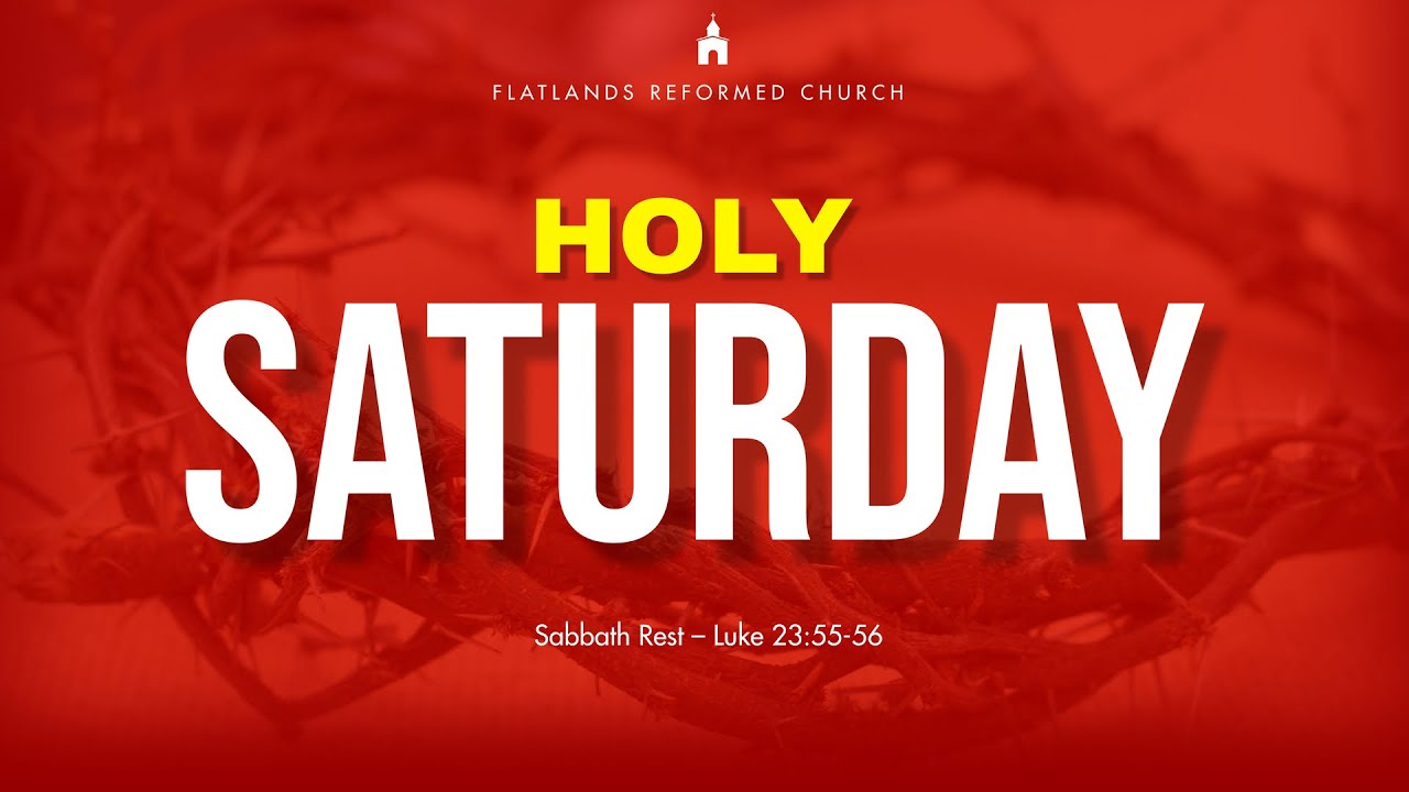 Sabbath Rest – Luke 23:55-56 - YouTube