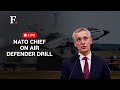 LIVE: NATO Chief Jens Stoltenberg, German Defence Minister Speak at Air Defender Exercise