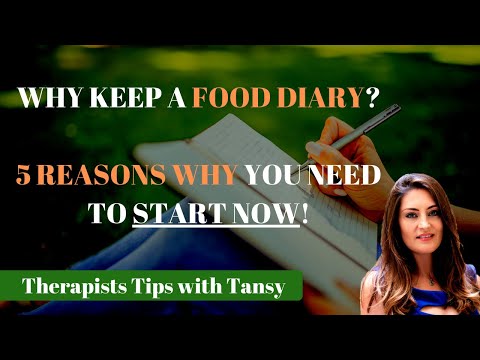 Keep a FOOD DIARY for WEIGHT LOSS 5 reasons why it WORKS How to lose weight