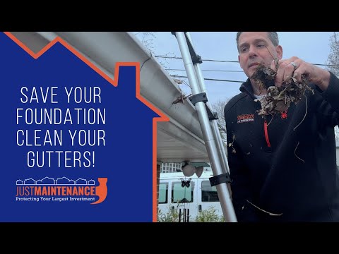 Save your Foundation, clean your gutters!