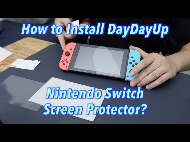 DAYDAYUP [4 PIÈCES] Verre Trempé Compatible avec Nintendo Switch