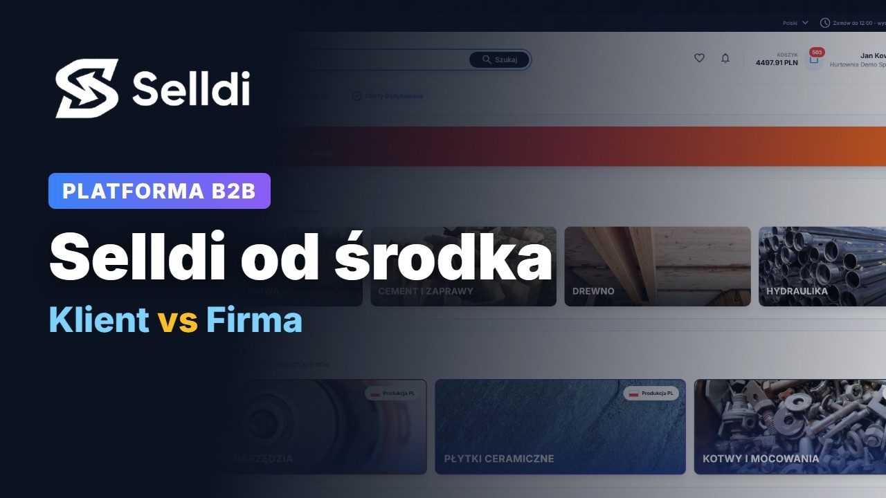 Selldi od środka — klient vs firma: platforma B2B dla hurtowni