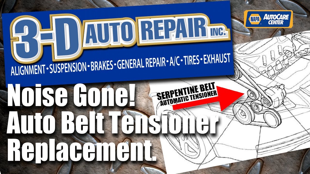 Noise Gone! Belt Tensioner Replacement YouTube
