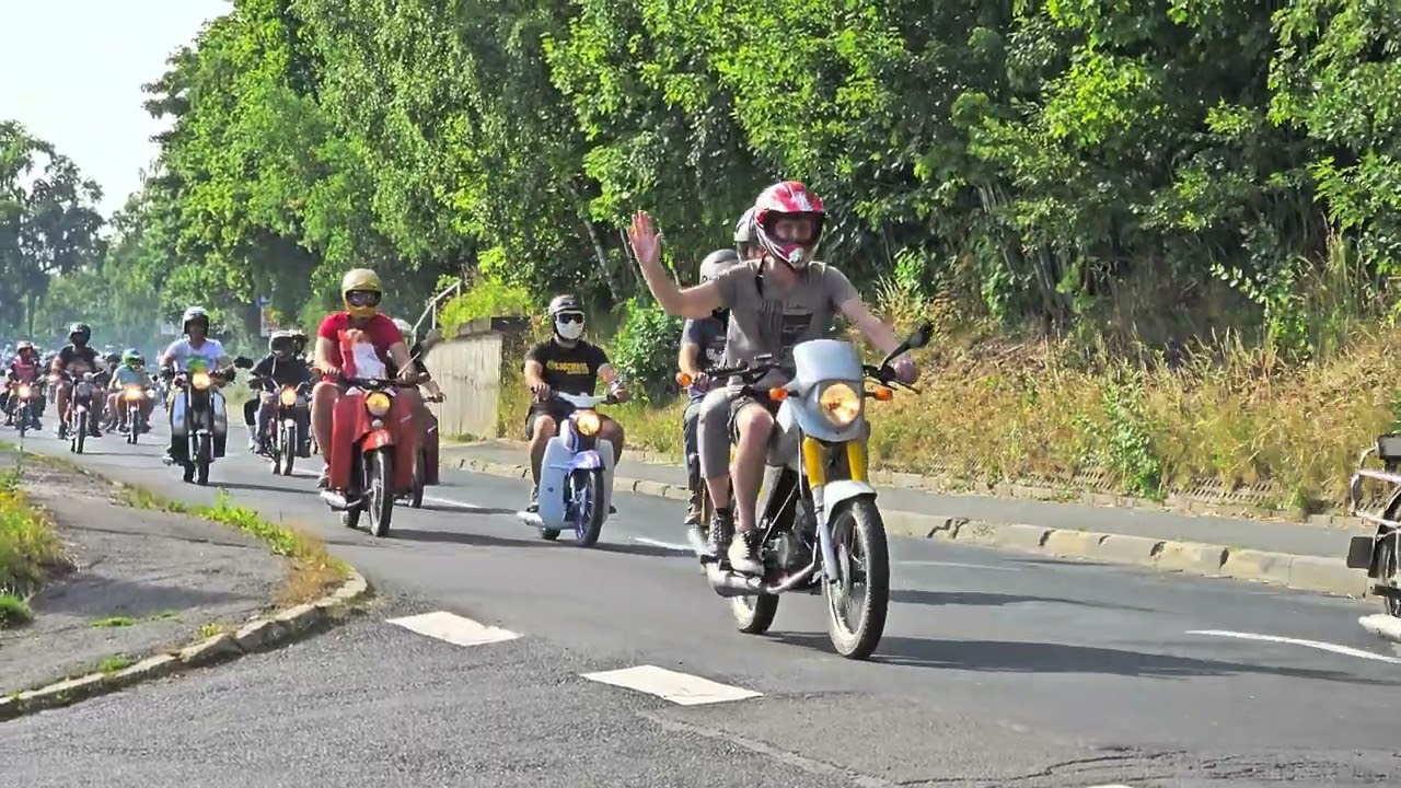 Simson Treffen Suhl die Ausfahrt 2025