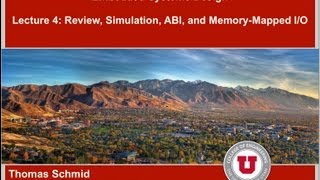 Celebrity ECE/CS 5780/6780 Spring 13 - Lecture 4 - Memory and I/O Architecture Profile