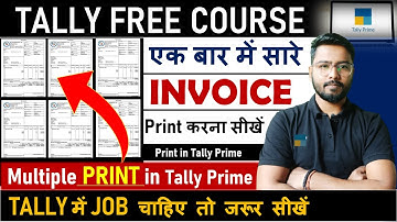 Tally Prime - Print Multiple Entries in Tally Prime | Print in Tally Prime #tallyprime