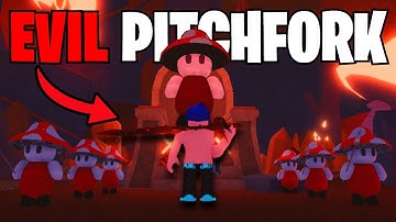 losing my mind to get the EVIL PITCHFORK in fisch...