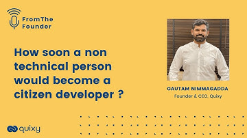 How soon would a non-technical person become a citizen developer? | From The Founder | #nocode