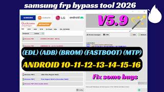 Samfw frp tool v5.9 | ADB MTP BROM TEST fastboot MODE | SAMSUNG FRP ENABLE ADB TOOL 2026 Samfw frp tool v5.9 | ADB MTP BROM TEST fastboot MODE | SAMSUNG FRP ENABLE ADB TOOL 2026
