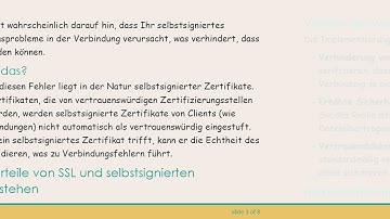 Verstehen von OpenID Over SSL mit selbstsignierten Zertifikaten: Fehlerbehebung bei Verbindungsprob