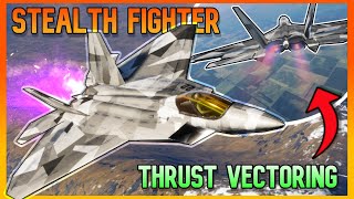 Building An 'ADVANCED' Stealth Fighter With THRUST VECTORING! (F-22 Raptor) | FLYOUT screenshot 3