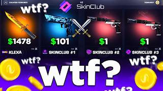 OMG WE PULLED EXPENSIVE KNIVES ON SKINCLUB ! SKINCLUB PROMO CODE 2026 ! PROMO CODE 2026 ! CS2 2026 ! screenshot 1